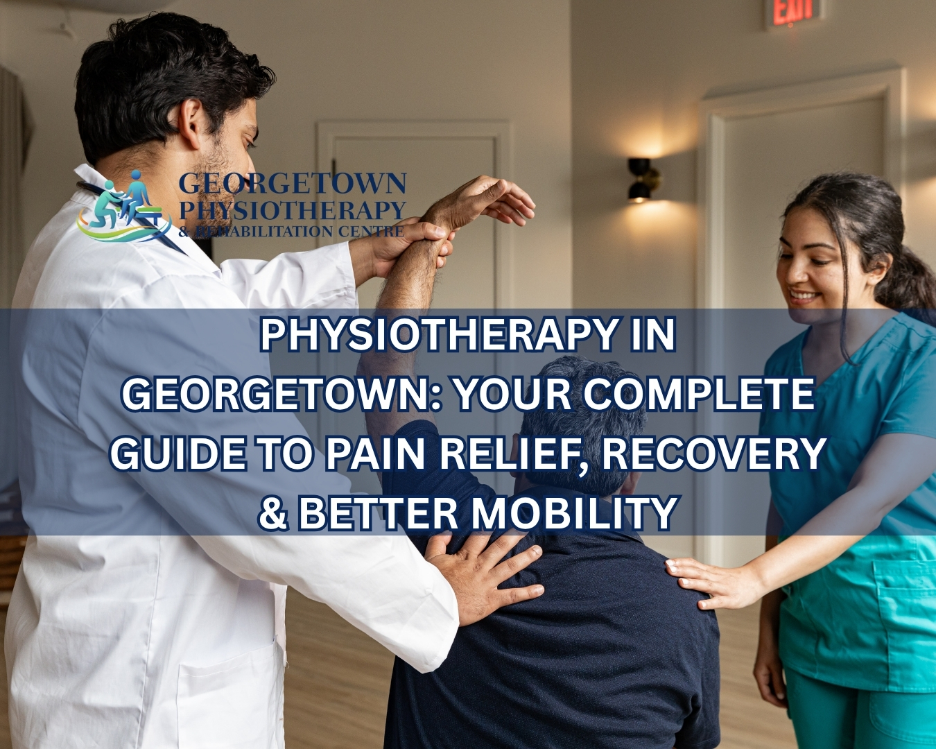 Patient receiving physiotherapy treatment at Georgetown Physiotherapy & Rehabilitation Centre in Georgetown Ontario